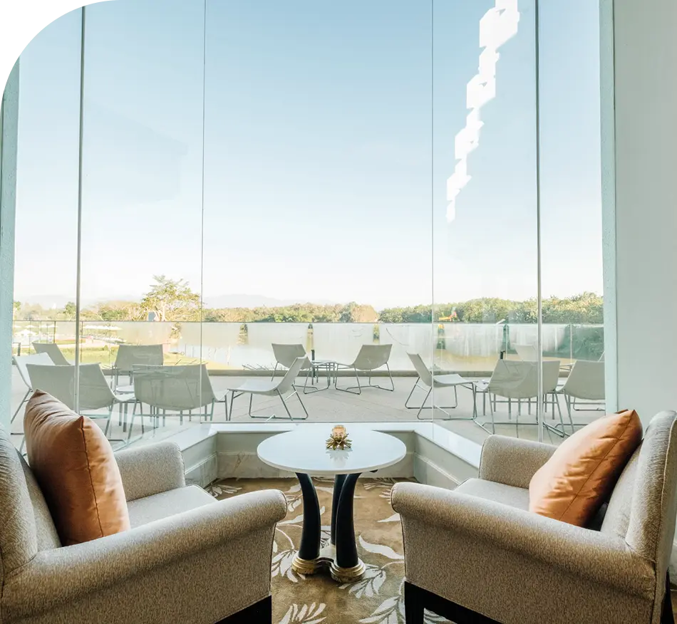Window view for chair
