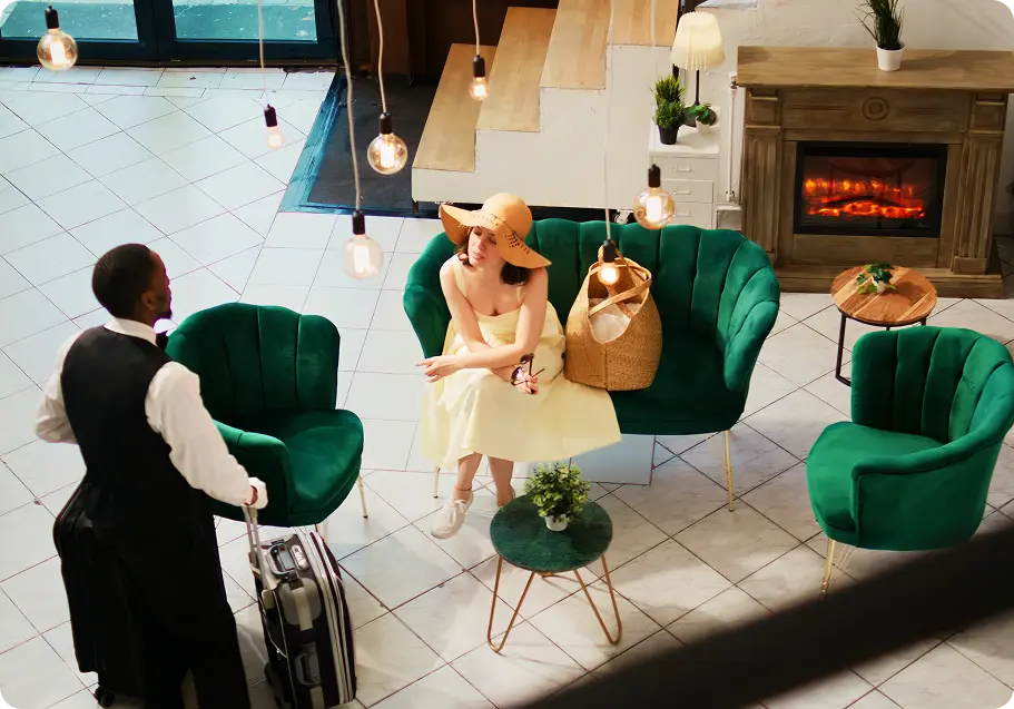 Waiter and Customer